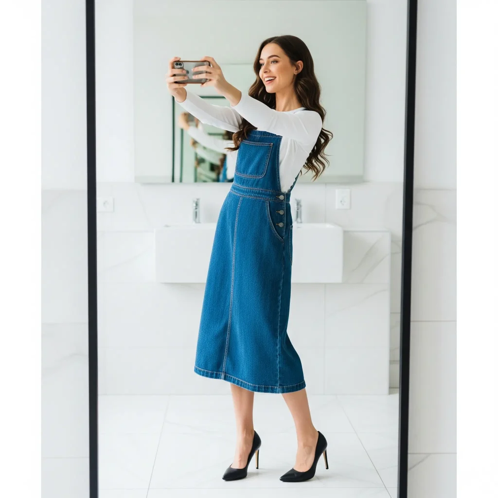 The Complete Guide to Denim Dresses: Styles, Tips, and Trends 7 Gemini Generated Image spgdnaspgdnaspgd